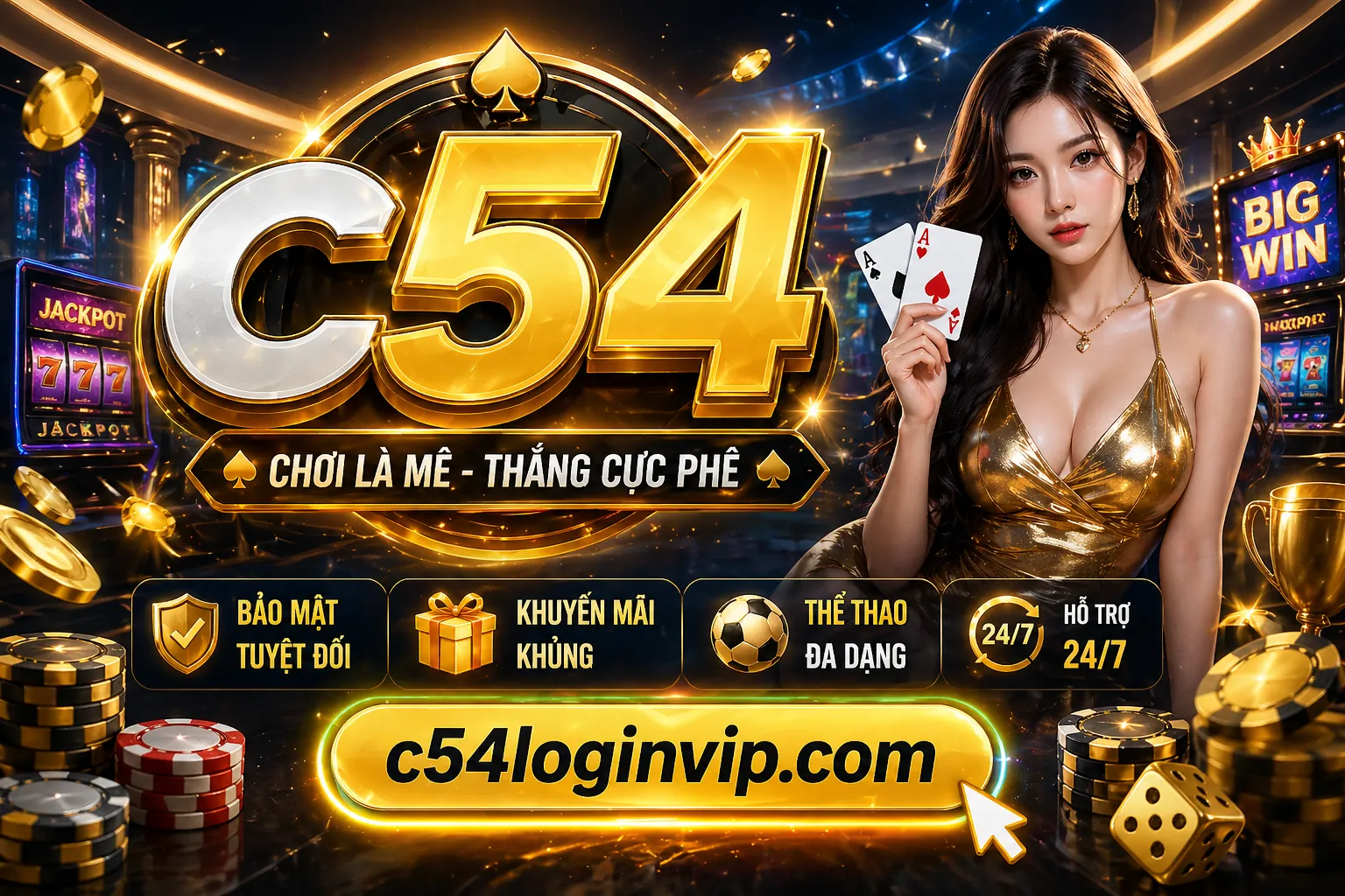 Giao diện đăng nhập an toàn của ClubV Khuyến Mãi